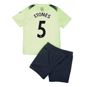 Baby Fußballbekleidung Manchester City John Stones #5 3rd Trikot 2022-23 Kurzarm (+ kurze hosen)